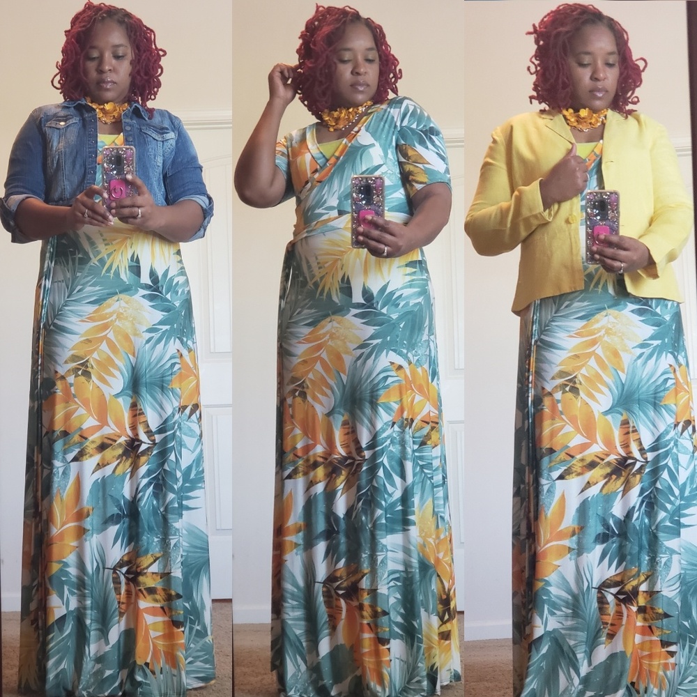 Flower Maxi Dress